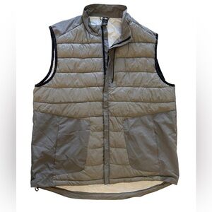 MSX by Michael Strahan Men's Gray Quilted Vest, XL